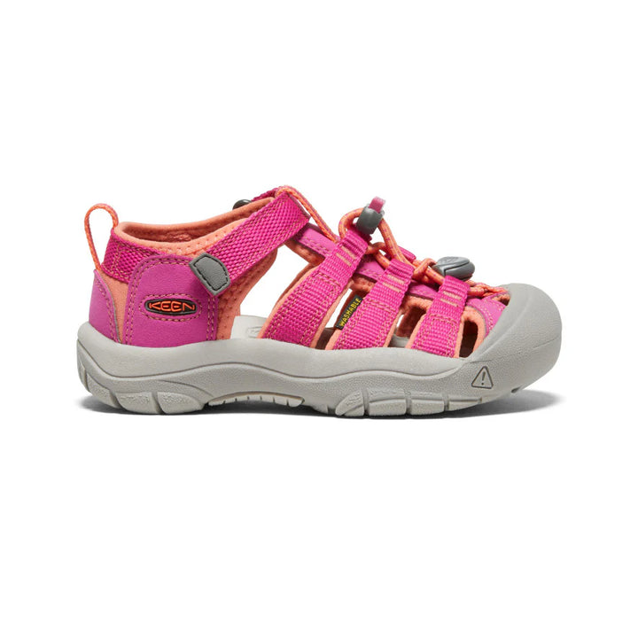 >KEEN Kids Newport H2 Quick-Dry Sandal - Verry Berry/Fusion Coral