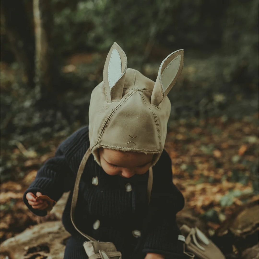 Donsje Kids KAPI EXCLUSIVE Winter Leather Hat - Winter Bunny