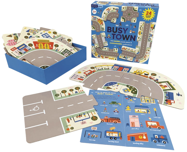 >Usborne Puzzle Play: Busy Town