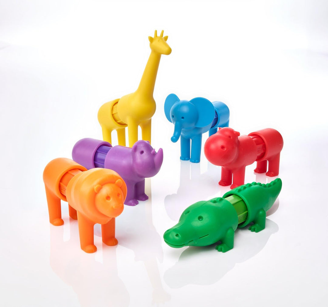 >SMART Games SmartMax My First Safari Animals STEM Magnetic Discovery Building Set