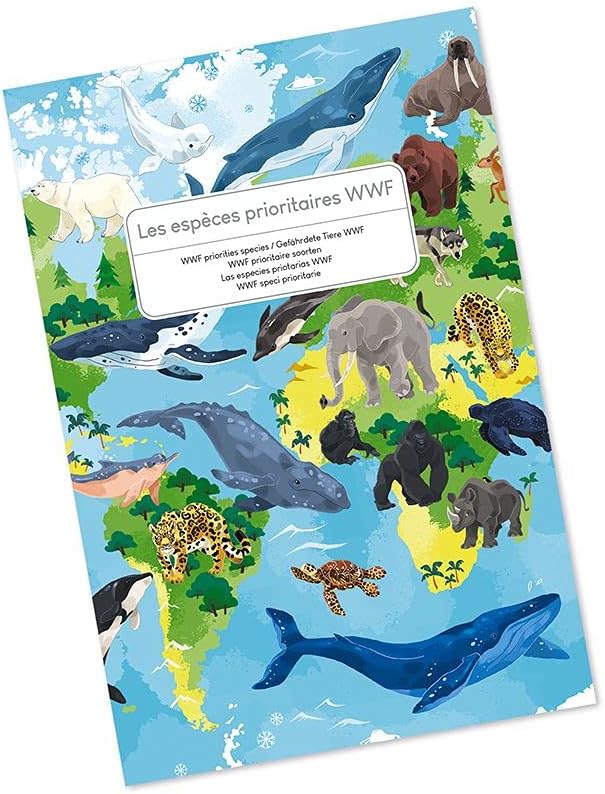 Janod WWF® Priorities Species 350 Piece Puzzle Age 7Y+