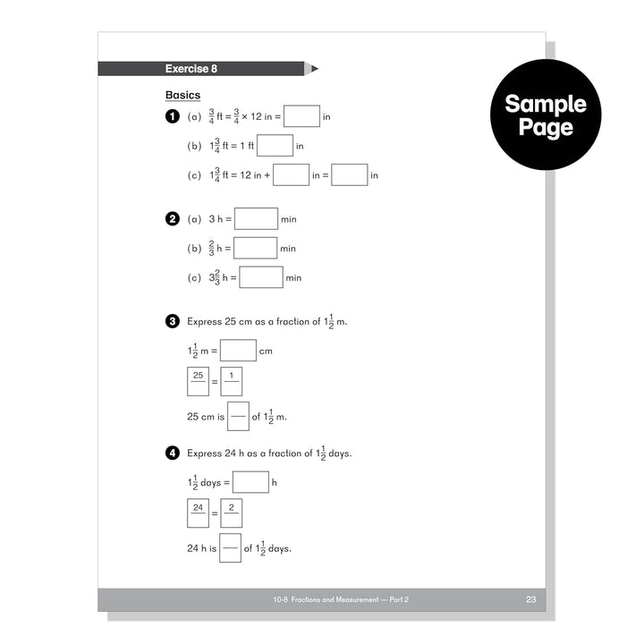 Singapore Math - Dimensions Math Workbook 4B