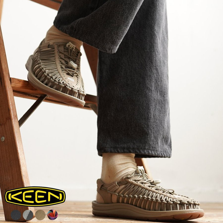 >KEEN Men's UNEEK Sneaker - Timberwolf/Plaza Taupe