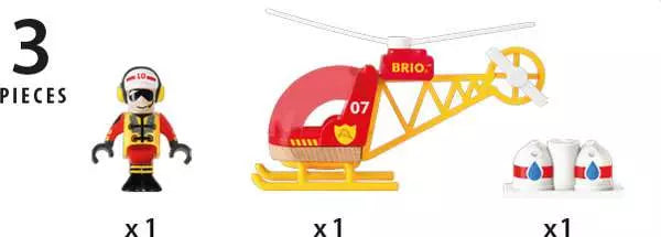 >Brio Firefighter Helicopter 33797