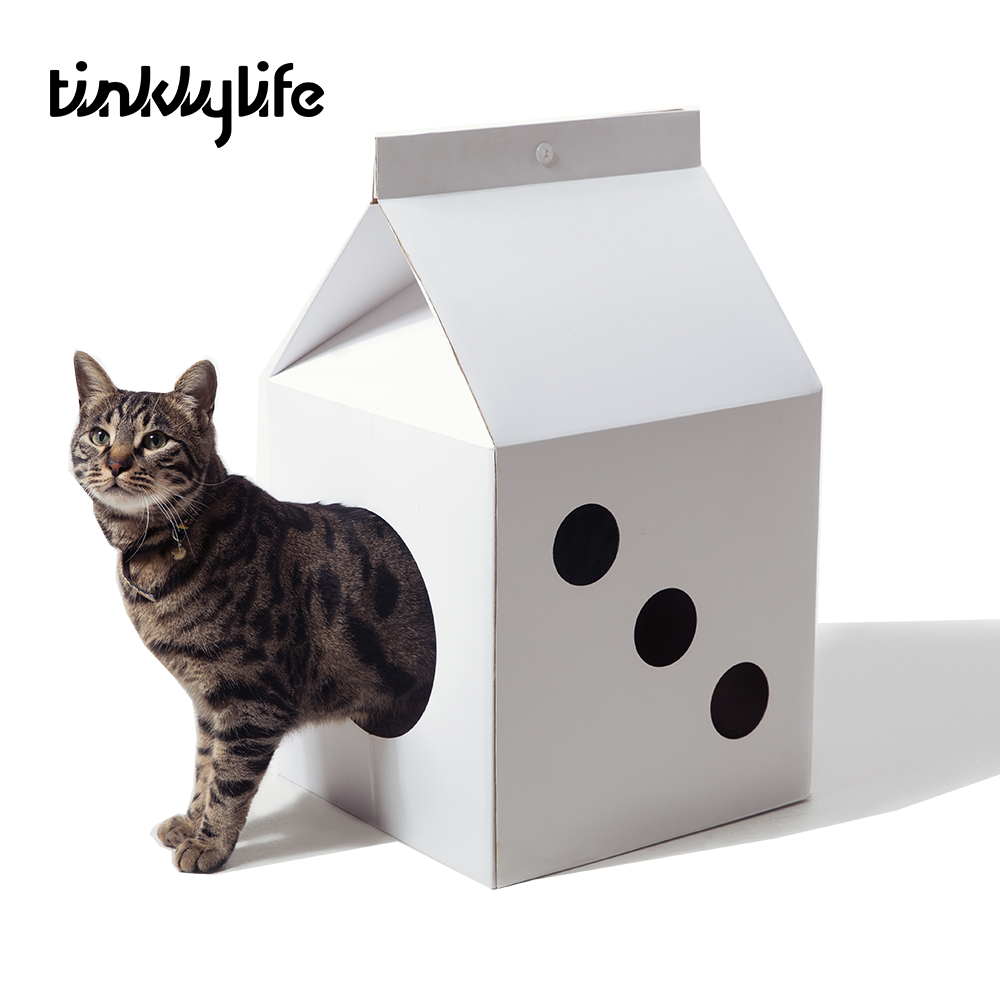 Tinklylife Cat LOVERS Milk Box