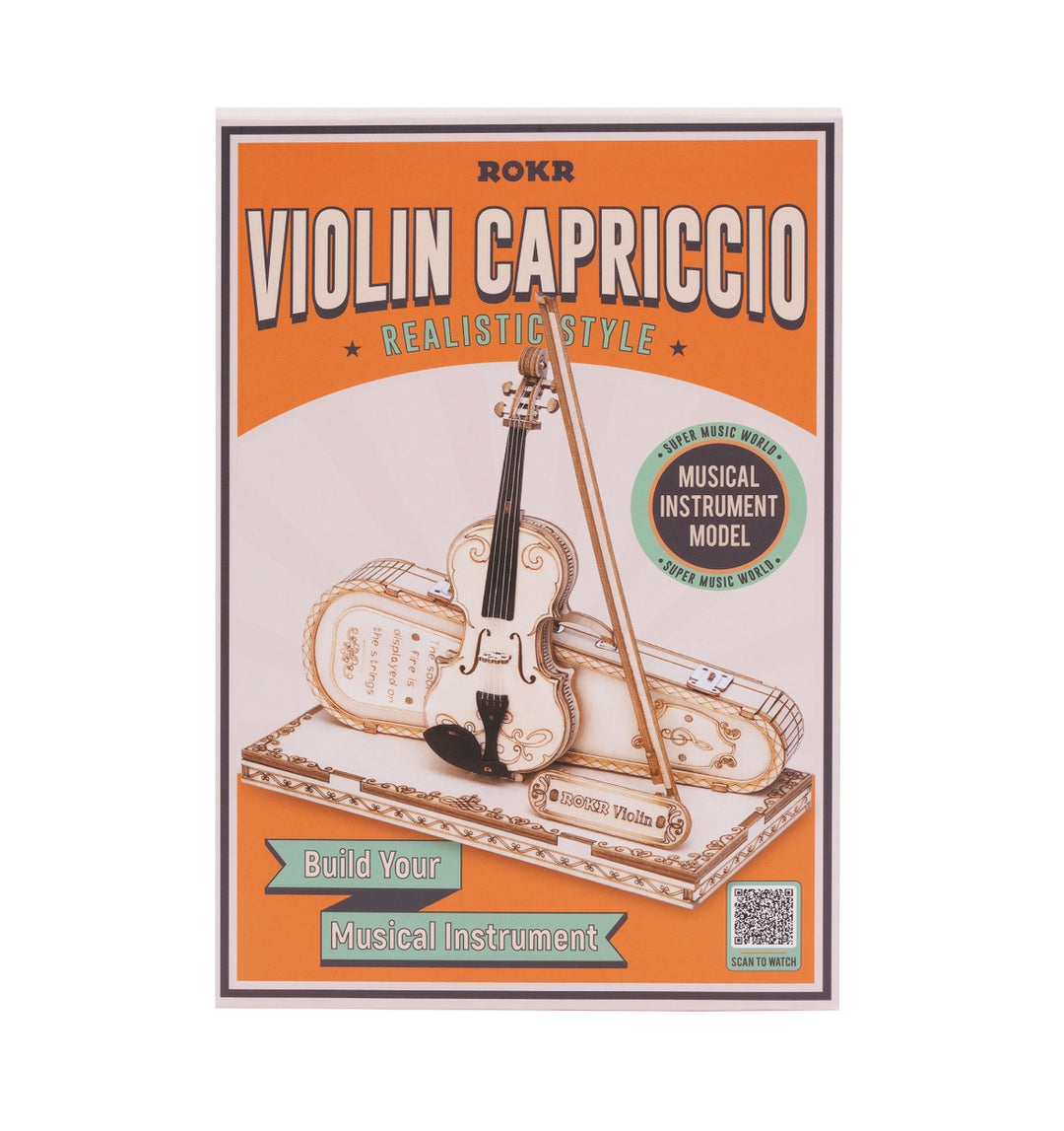 Hands Craft 3D Laser Cut Wooden Puzzle: Violin Capriccio