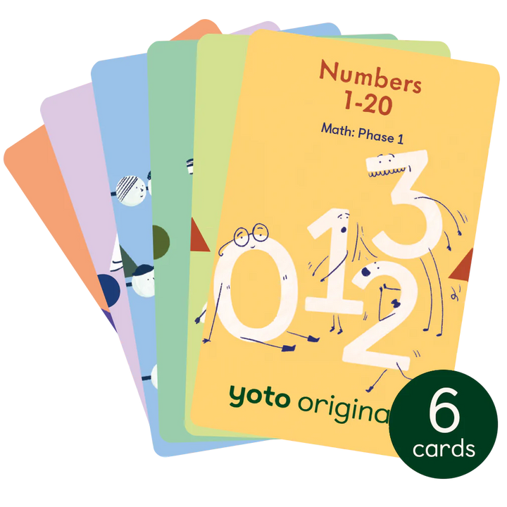 >Yoto Card - Math Phase 1 - Age 4-6 Years