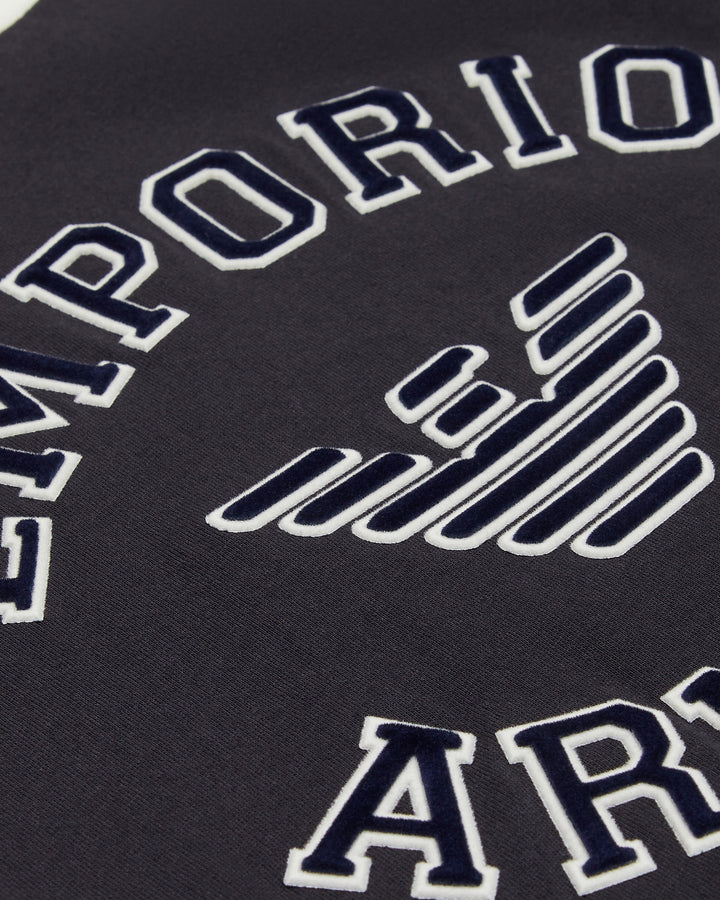 Emporio Armani Junior Comfort-Fit Jersey T-shirt w/ Oversized Logo - 6Yto12Y