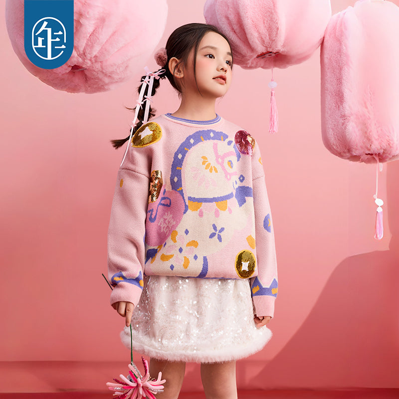 >Nian 年衣 马上有钱毛衣 - 初桃粉