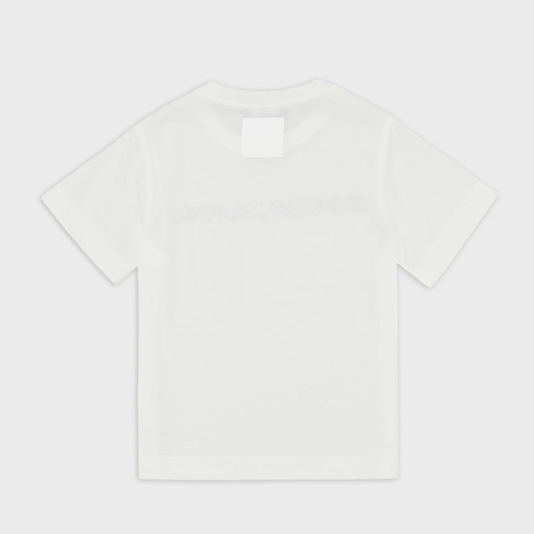 Emporio Armani Junior Ivory Logo T-Shirt