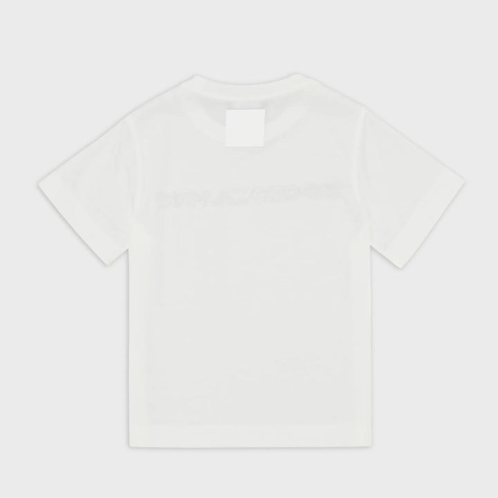 Emporio Armani Junior Ivory Logo T-Shirt