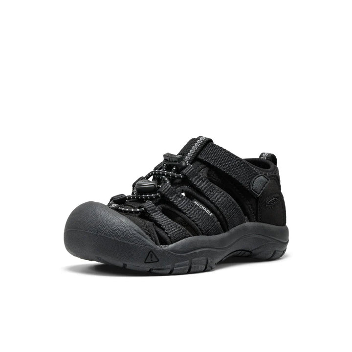 >KEEN Kids Newport H2 Quick-Dry Sandal Sandal - TRIPLE BLACK