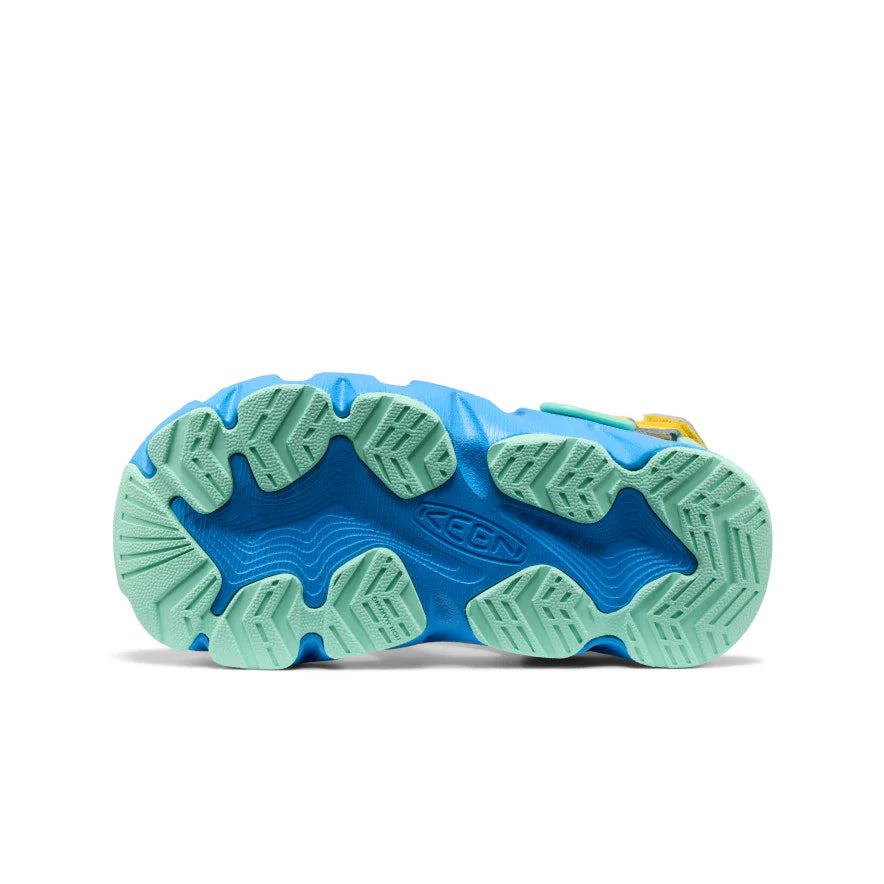 KEEN Kids HyperFLT Clog - AZURE BLUE/DAFFODIL