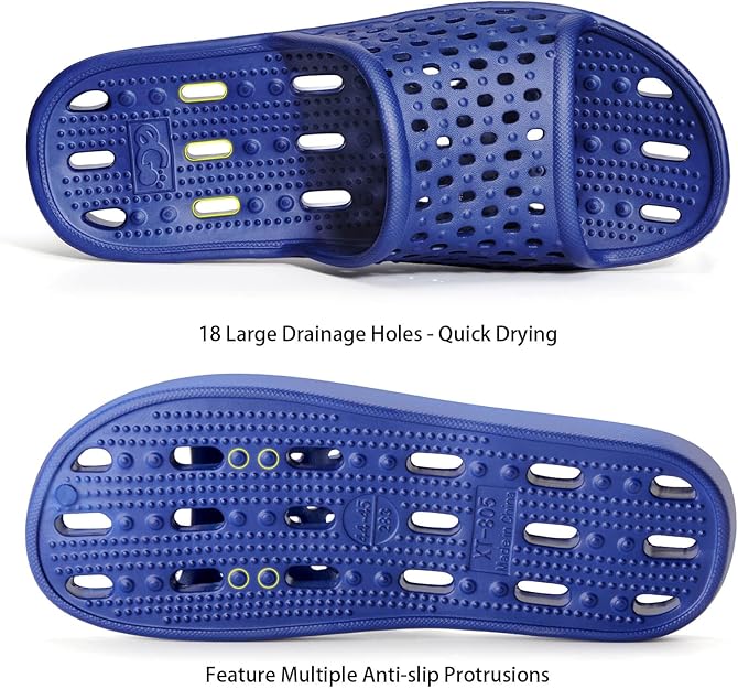 Men's Quick Drying House Slippers - Navy