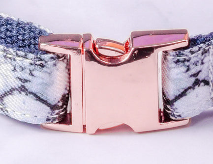 Tinklylife Dog Marble Collar and Leash Set