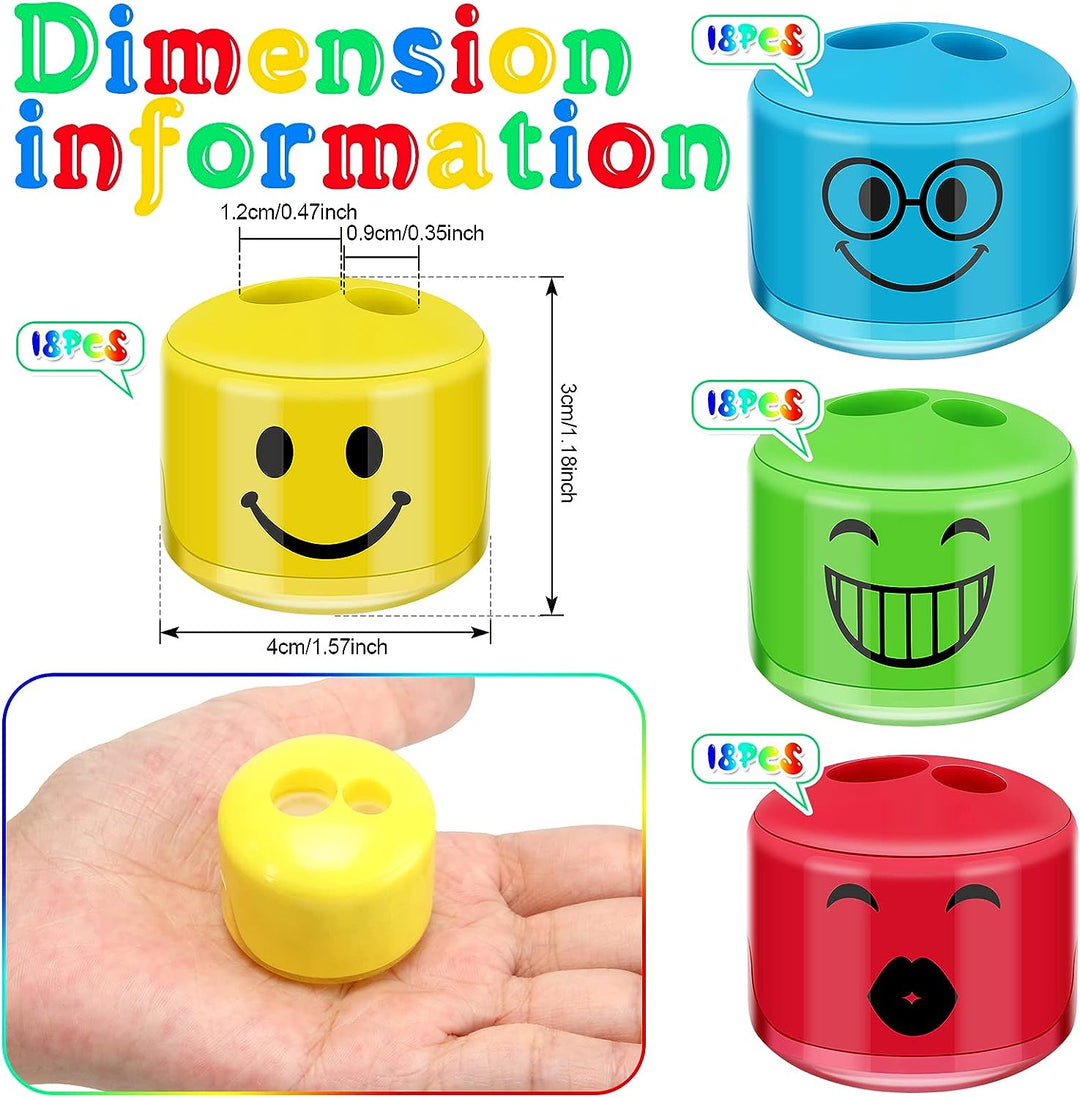 8 Pieces Pencil Sharpeners [No Retail Packing]