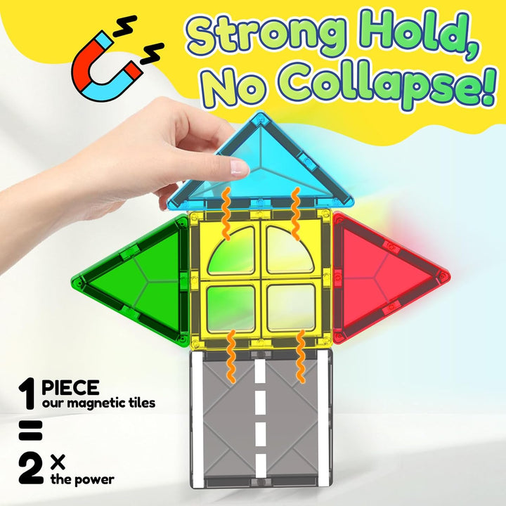 City Road Set Magnetic Tiles