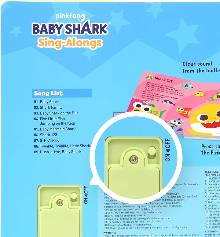 Pinkfong Sing-Alongs Sound Book - Baby Shark 18M+