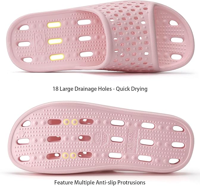 Quick Drying House Slippers - Light Pink