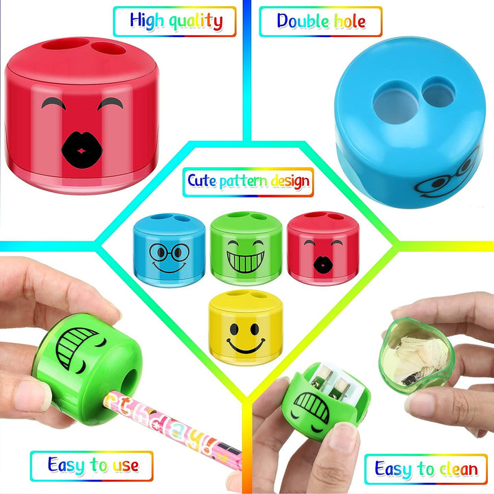 8 Pieces Pencil Sharpeners [No Retail Packing]