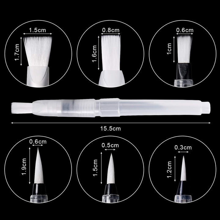 6 Piece Water Color Painting Brush Pen Set