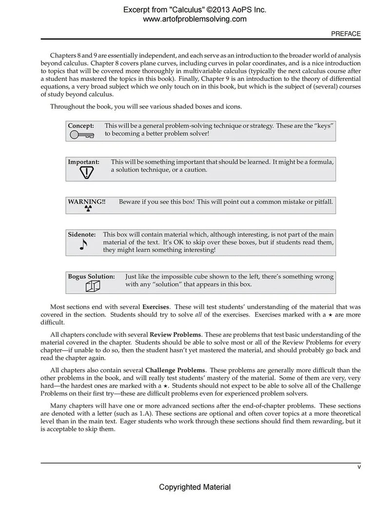 AoPS - Calculus (Text + Solutions) - Ages 16+