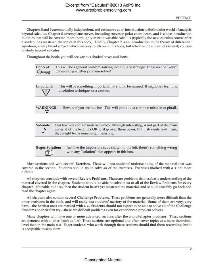 AoPS - Calculus (Text + Solutions) - Ages 16+