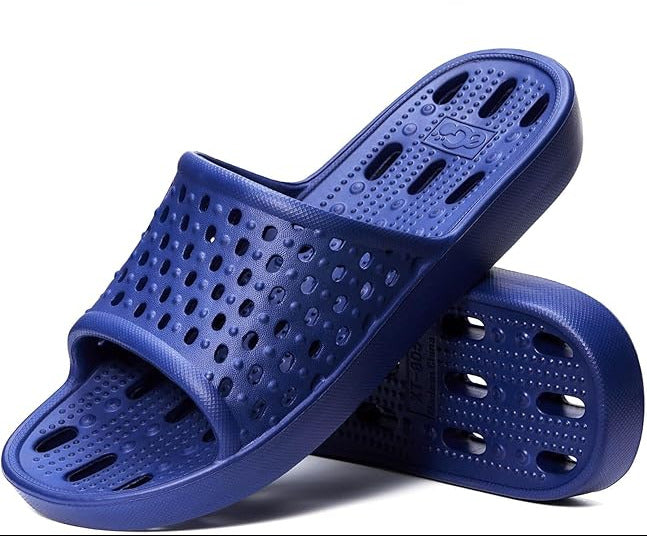 Men's Quick Drying House Slippers - Navy