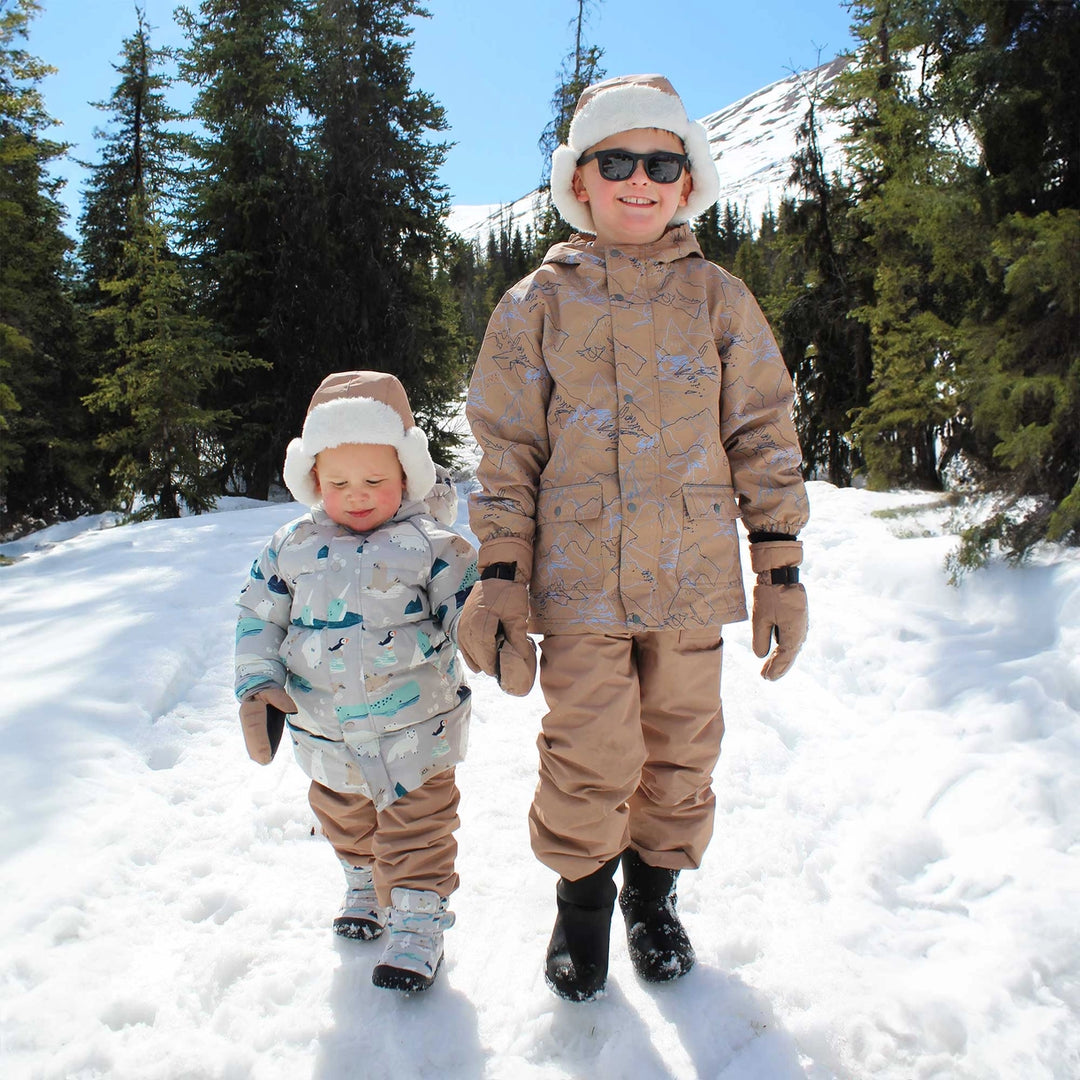 >Jan & Jul Kids Cozy-Dry Waterproof Jacket - Mountain Trails