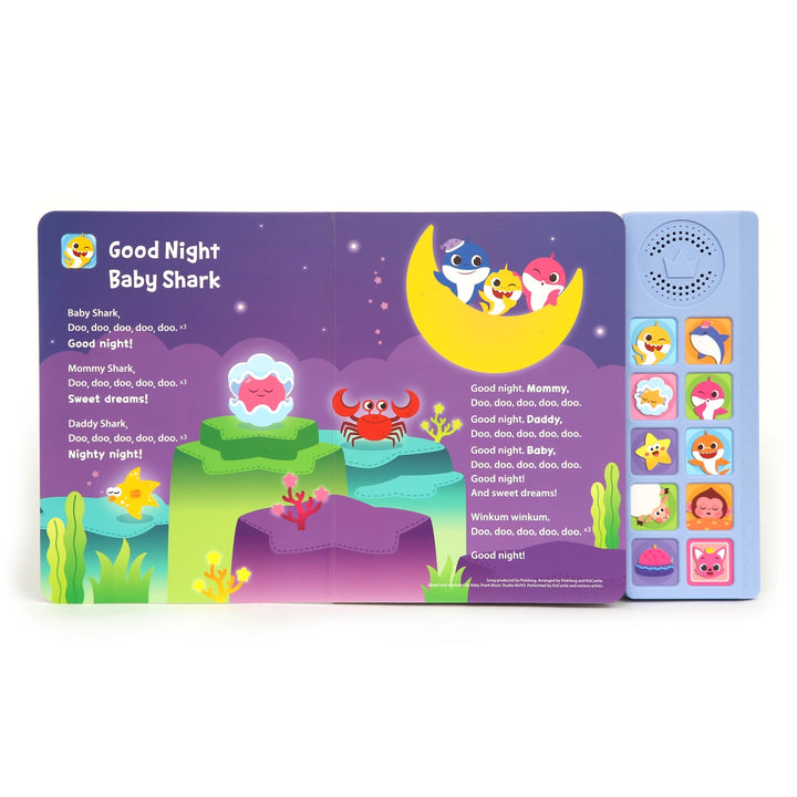 Pinkfong Baby Shark Bedtime Songs Sound Book