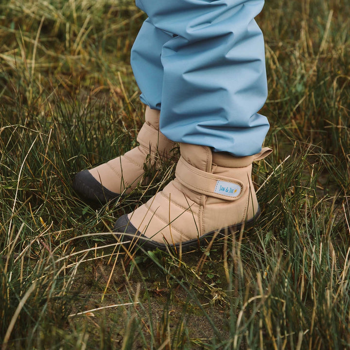 >Jan & Jul Kids Toasty-Dry Boots/Booties - Soft Brown