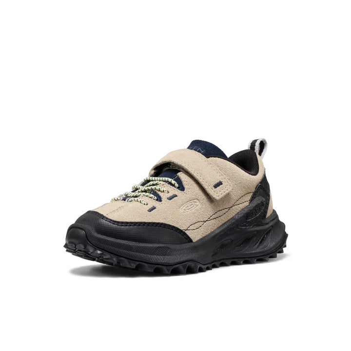>KEEN Kids Jasper Zionic All-Terrain Traction Sneaker - SAFARI/WAX YELLOW