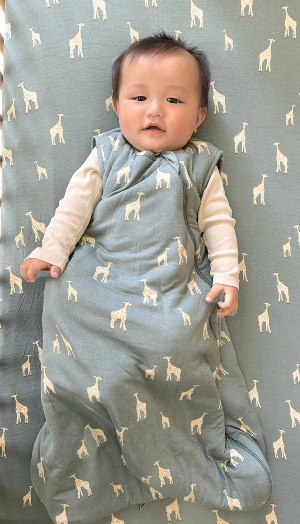 >Gunamuna Baby 2.5 TOG Sleeveless Sleep Bag - Giraffe Moss