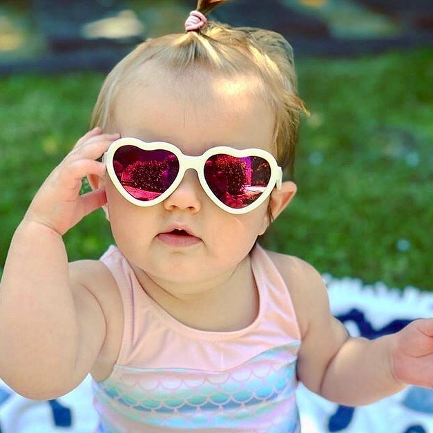 Babiator Kids Polarized Sunglasses w/ Mirrored Lens - The Sweetheart Heart