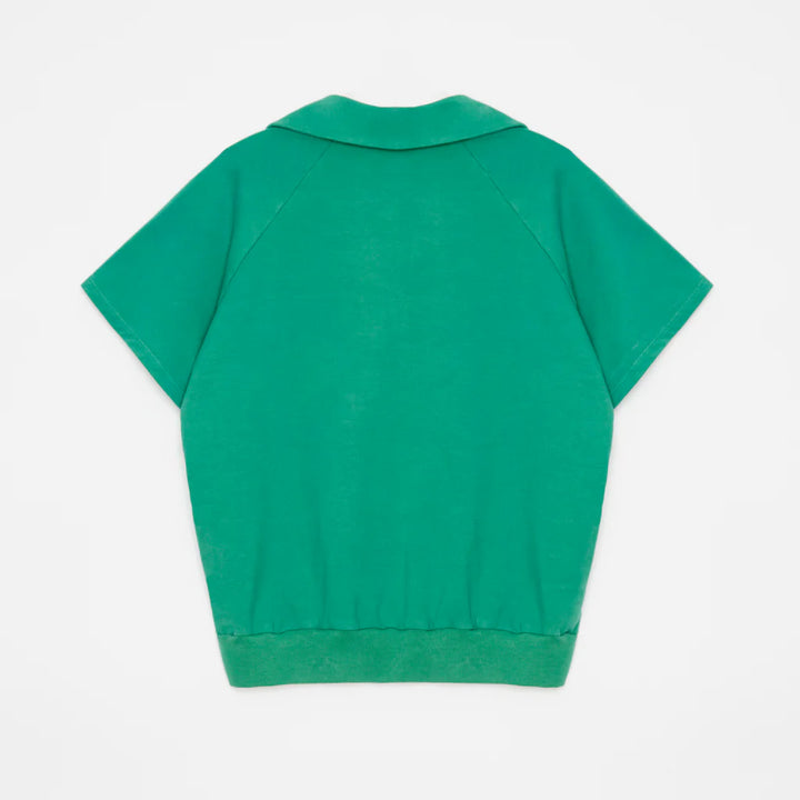 Weekend House Kids Polo Short Sleeve Sweatshirt in Green