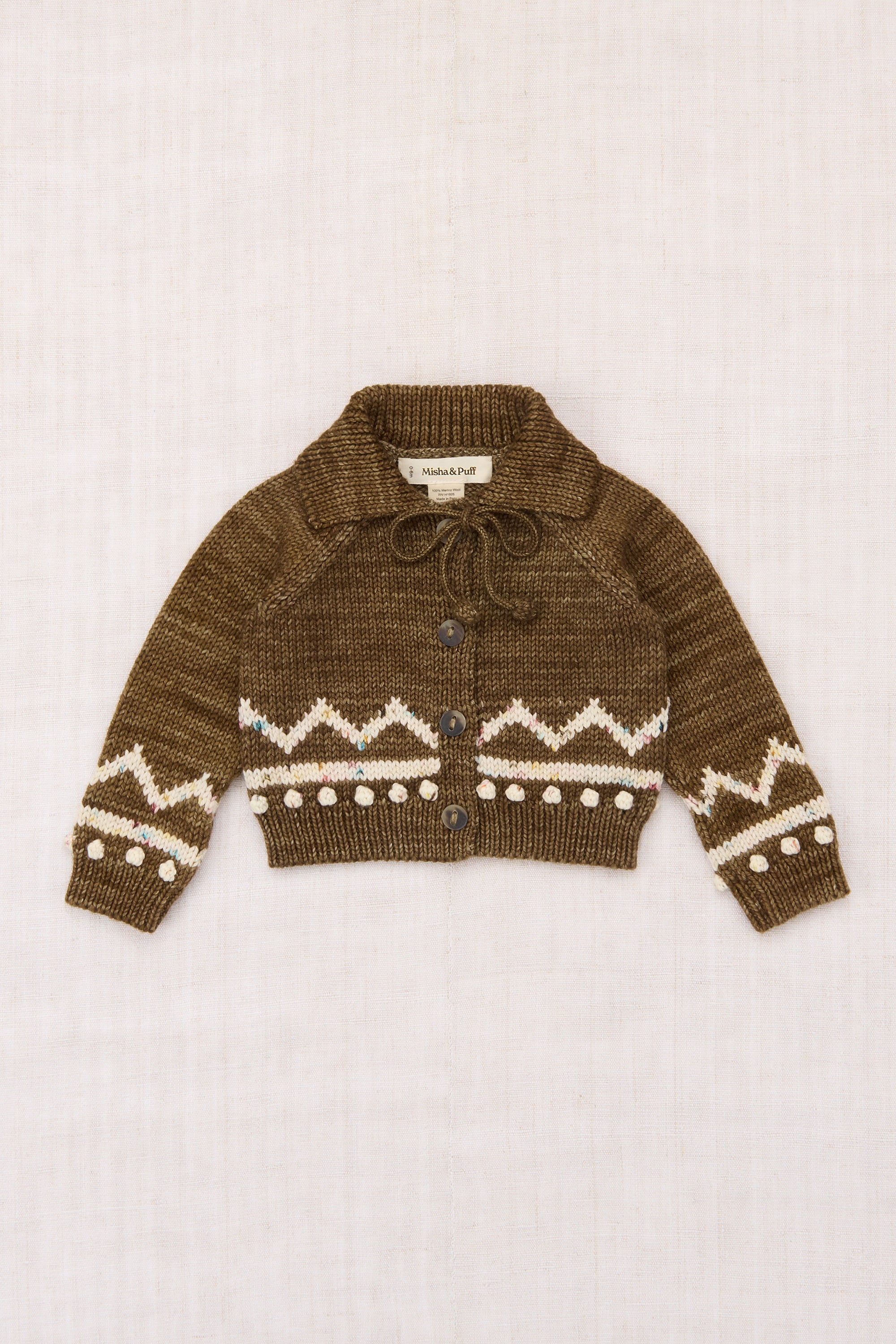 Misha & Puff カーディガン Misha & Puff】zigzag cardigan