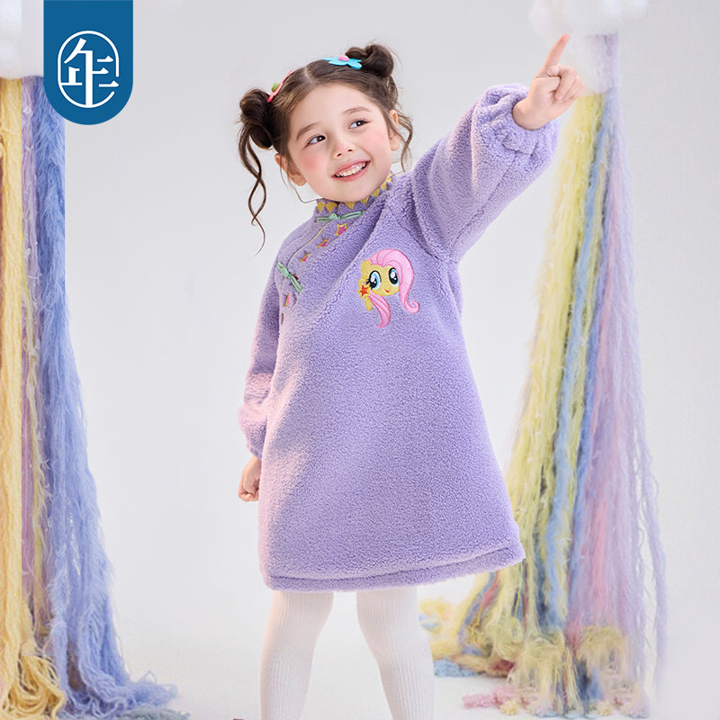 >Nian 年衣 小马宝莉新年章仔旗袍 - 凤信紫