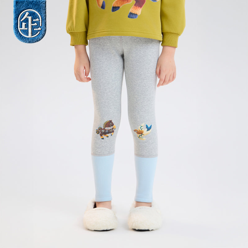 >Nian 年衣 马上有福打底裤 -  花雾灰