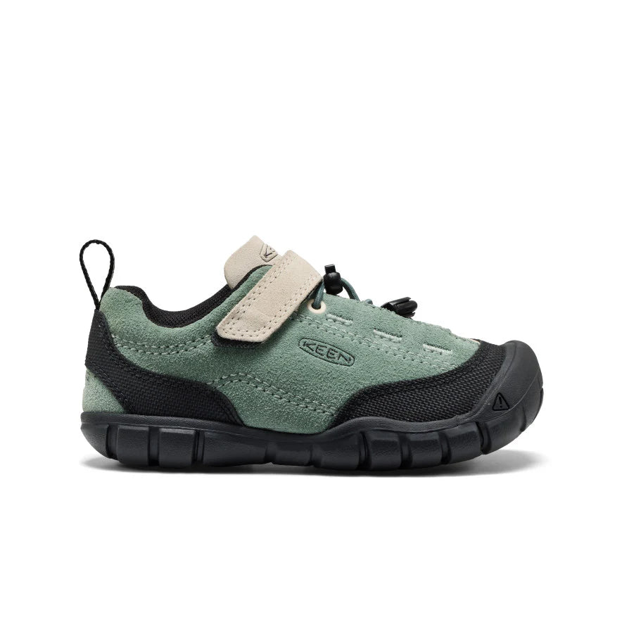 >KEEN Kids Jasper II Play-Anywhere Comfort Leather Sneaker - LILY PAD/BIRCH