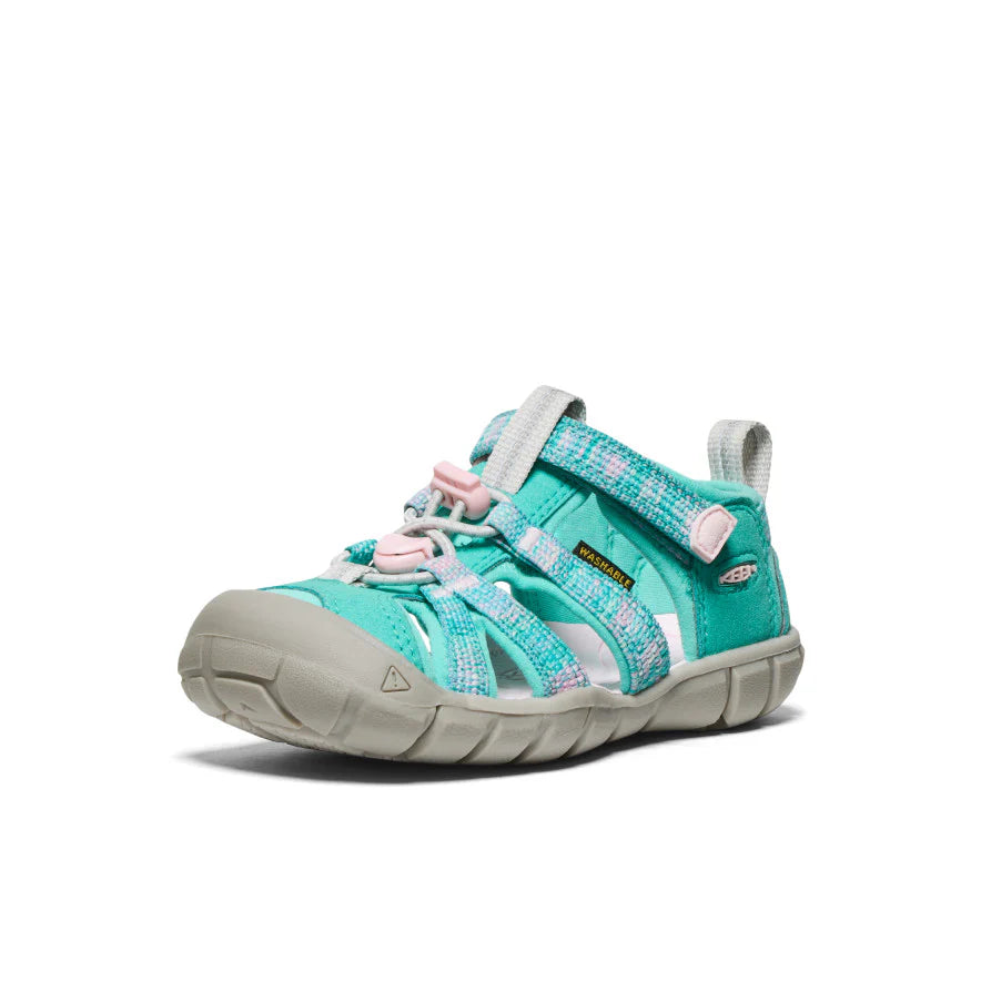 KEEN Kids Seacamp II CNX Hybrid Water Sandal - Bright Aqua/Giggle Pink