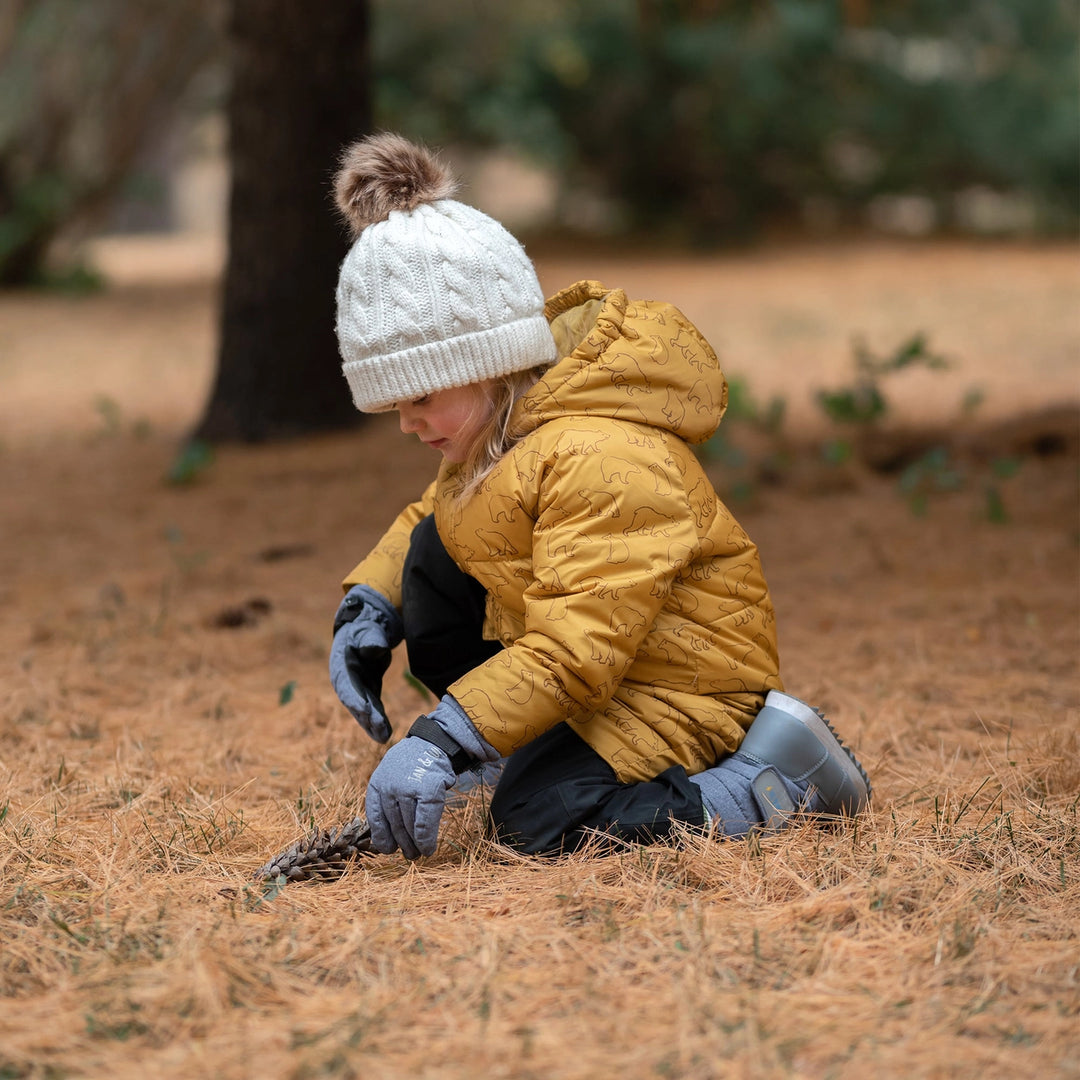 >Jan & Jul Kids Toasty-Dry Puffy Coat - Winter Bear