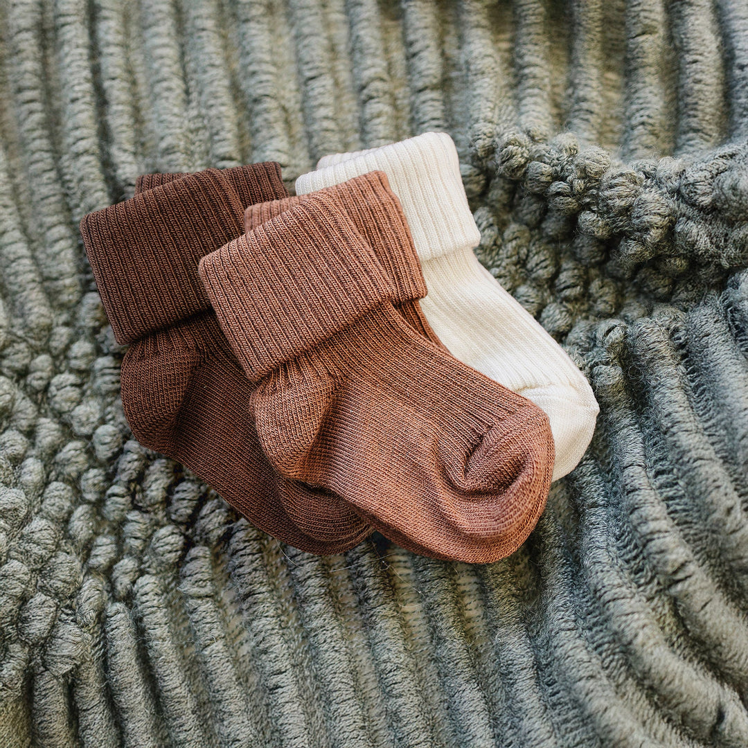>Woolino Baby and Toddler Wool Socks - Cork