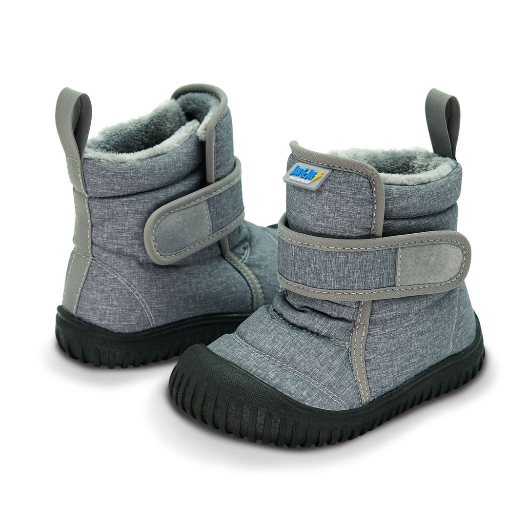 >Jan & Jul Kids Toasty-Dry Boots/Booties - Heather Grey