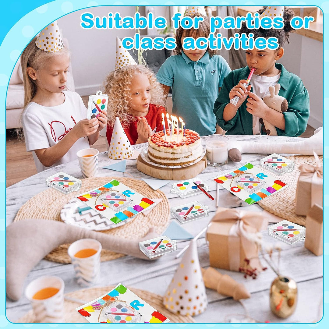 Kids Mini Watercolor Painting Sets 24 Pieces [No Retail Packing]