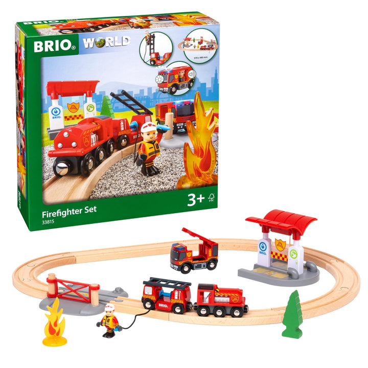BRIO 33815 Rescue Firefighter Set 18 Piece
