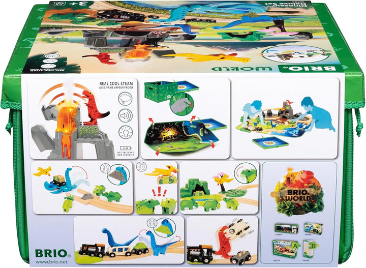 >BRIO World Train Set Dinosaur Deluxe Set 36104