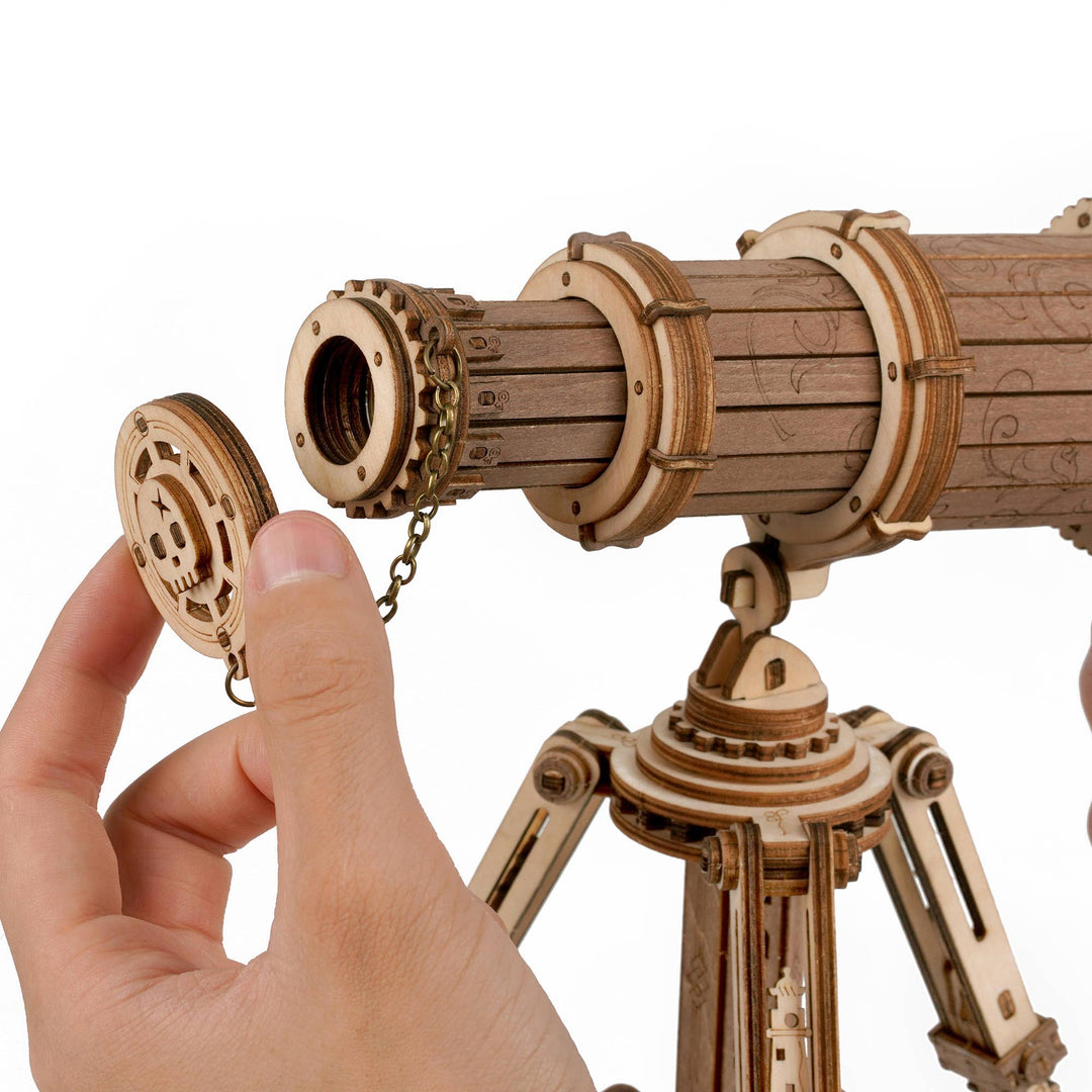 >Hands Craft DIY Wooden Puzzle: Monocular Telescope