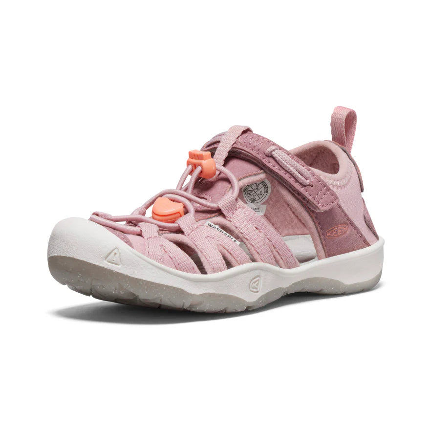 >KEEN Kids Moxie Lightweight Sandal - Nostalgia Rose/Papaya Punch
