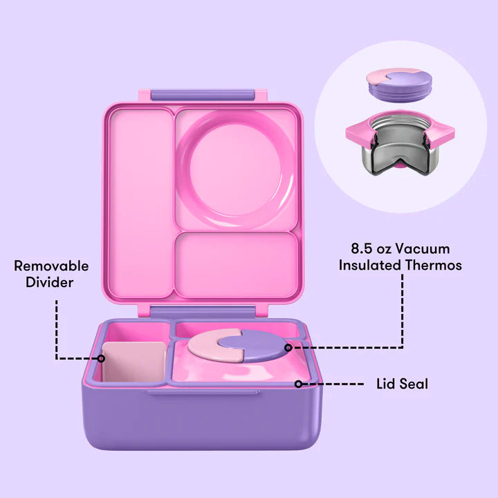 >OmieBox Lunch Box - Unicorn Pink