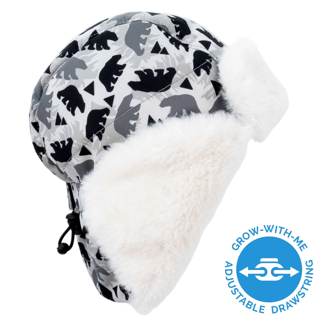 >Jan & Jul Kids Toasty-Dry Trapper Hat - Bear